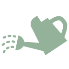 icon representing a watering can