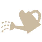 icon representing a watering can